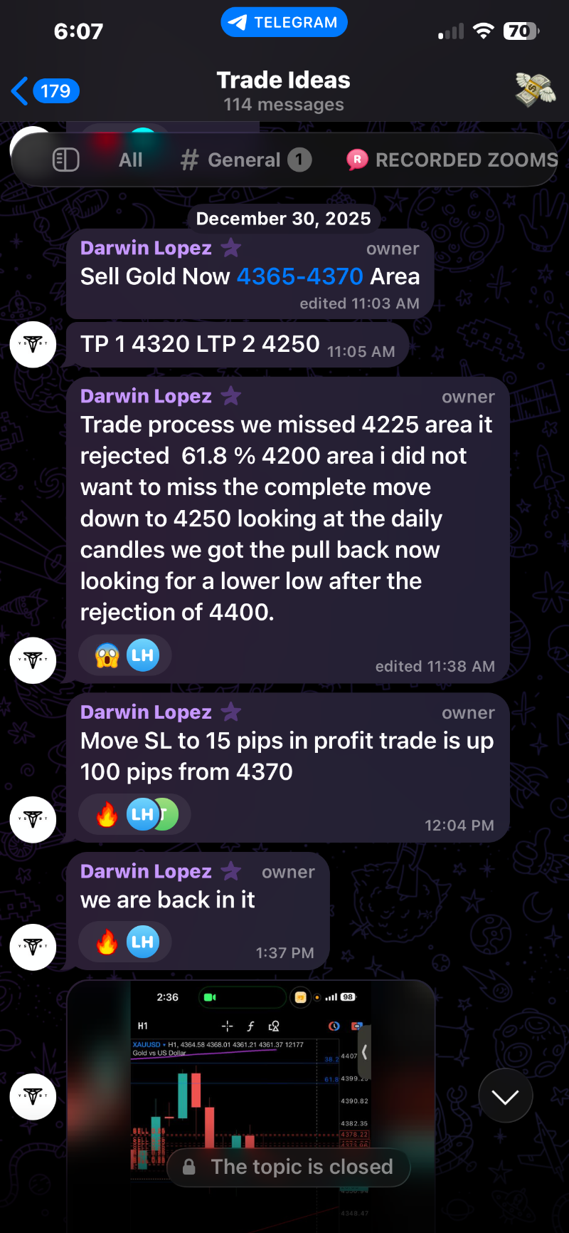 Trading Signals Interface