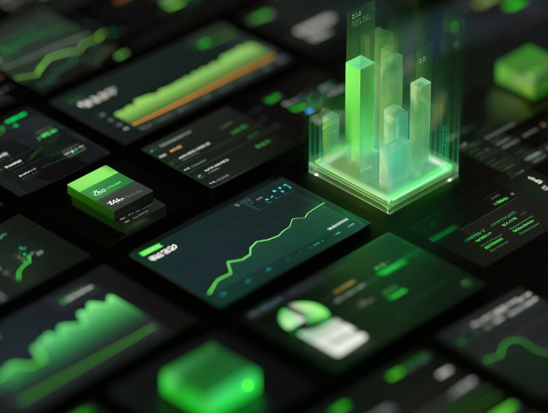 AI-powered financial dashboard analytics