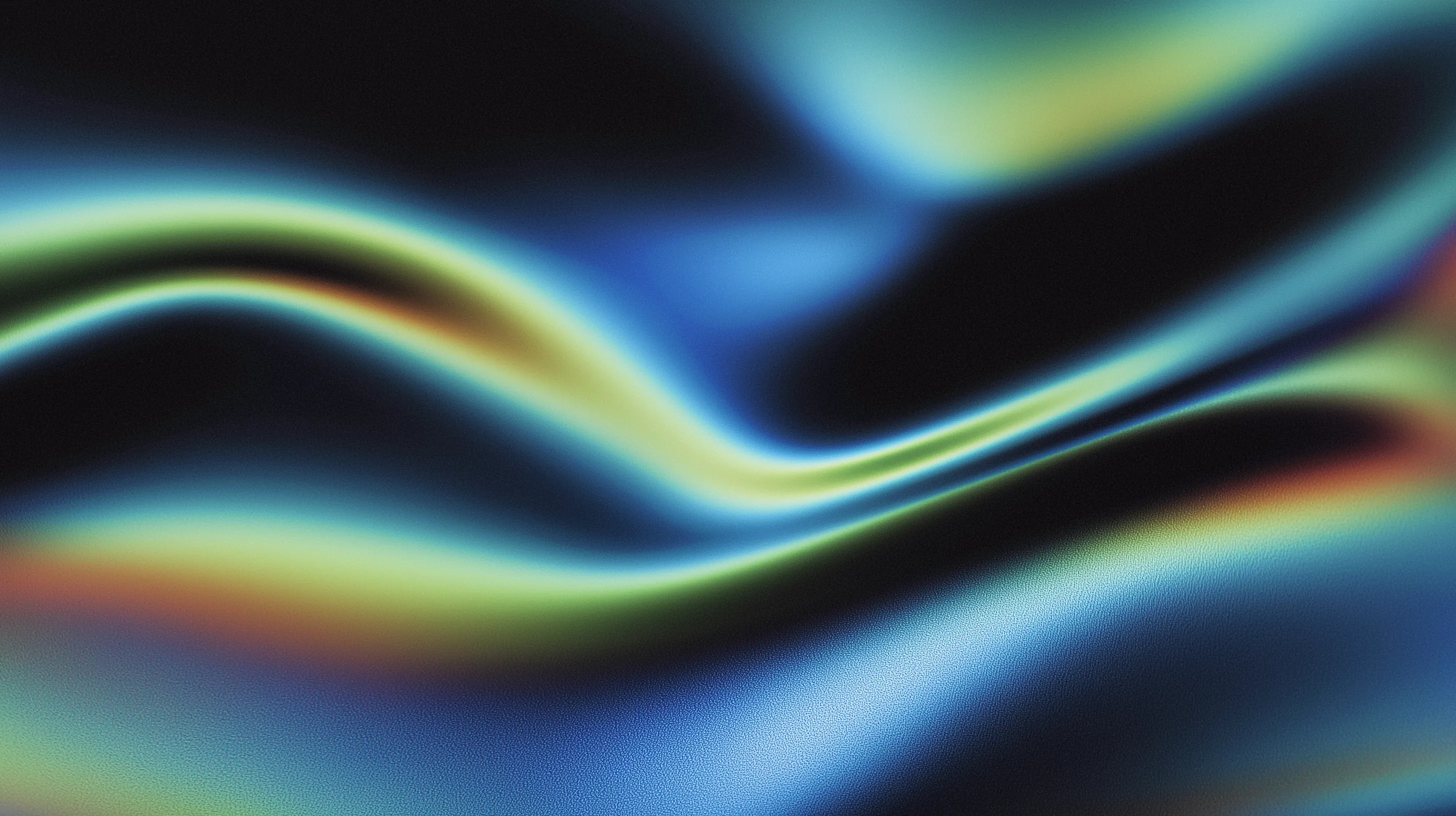 Abstract Iridescent Silk Waves