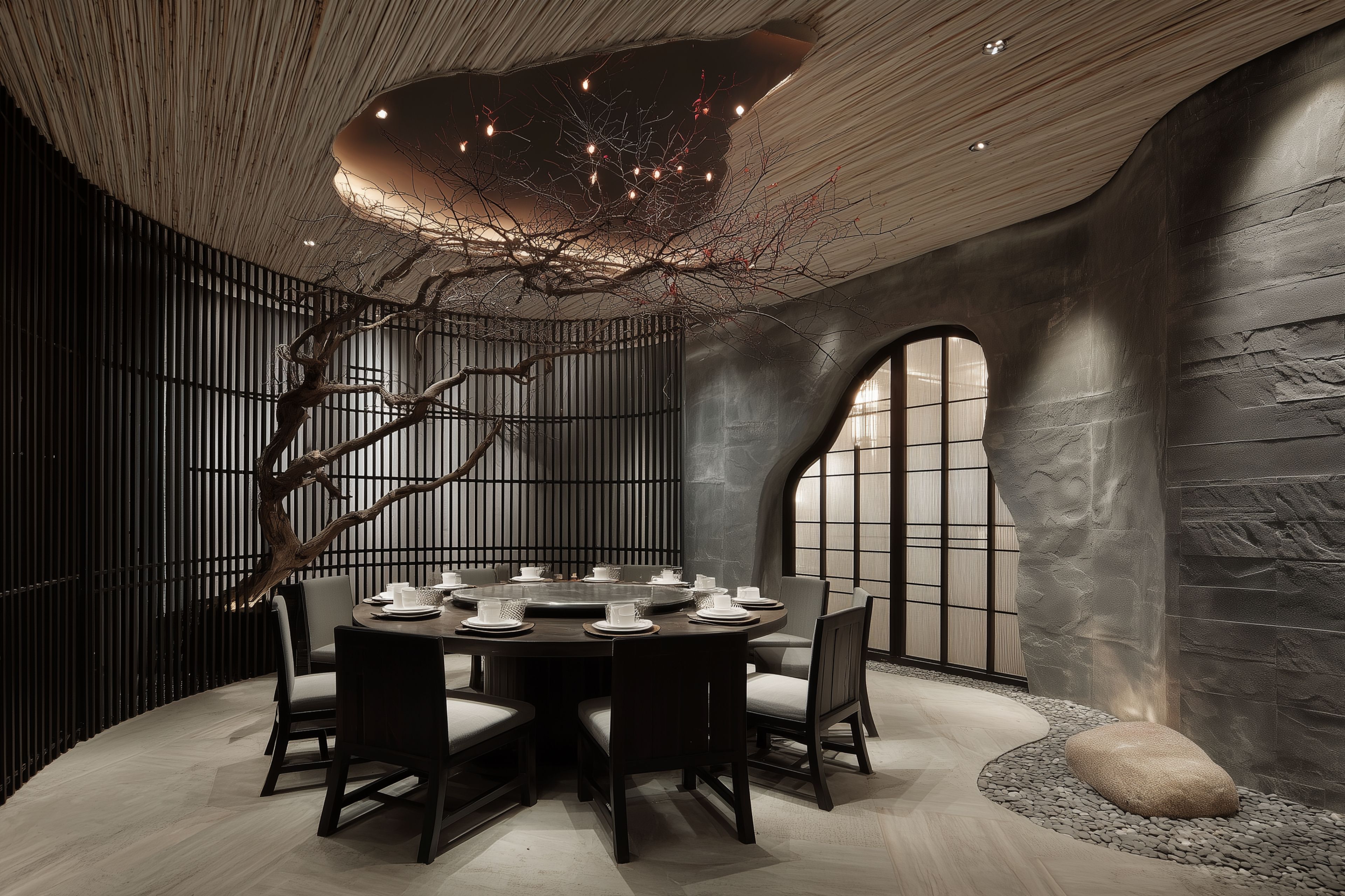 Private dining area