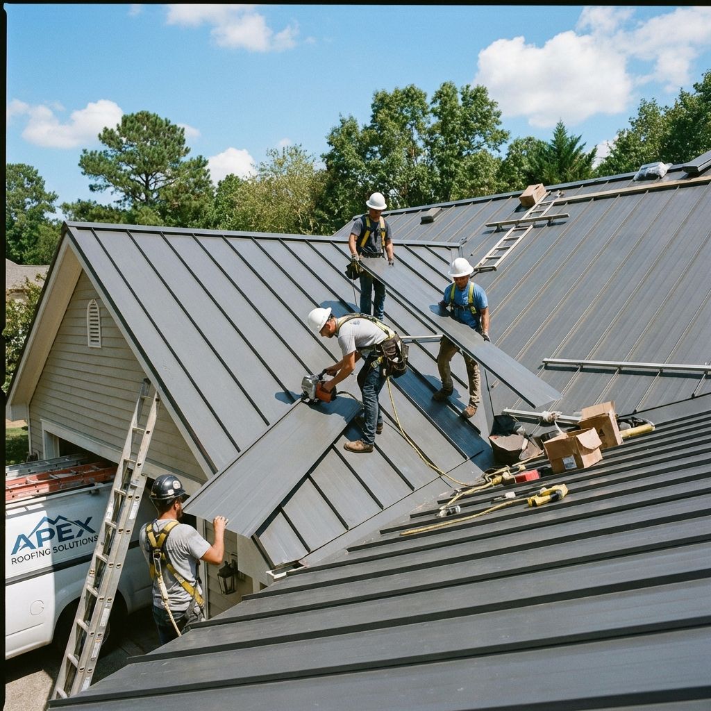 Roofing project in Roswell