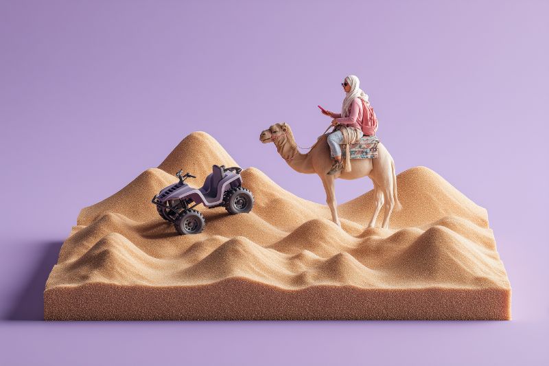 Camel caravan