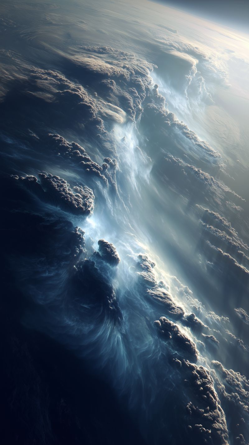 High-Altitude Storm Cloudscape