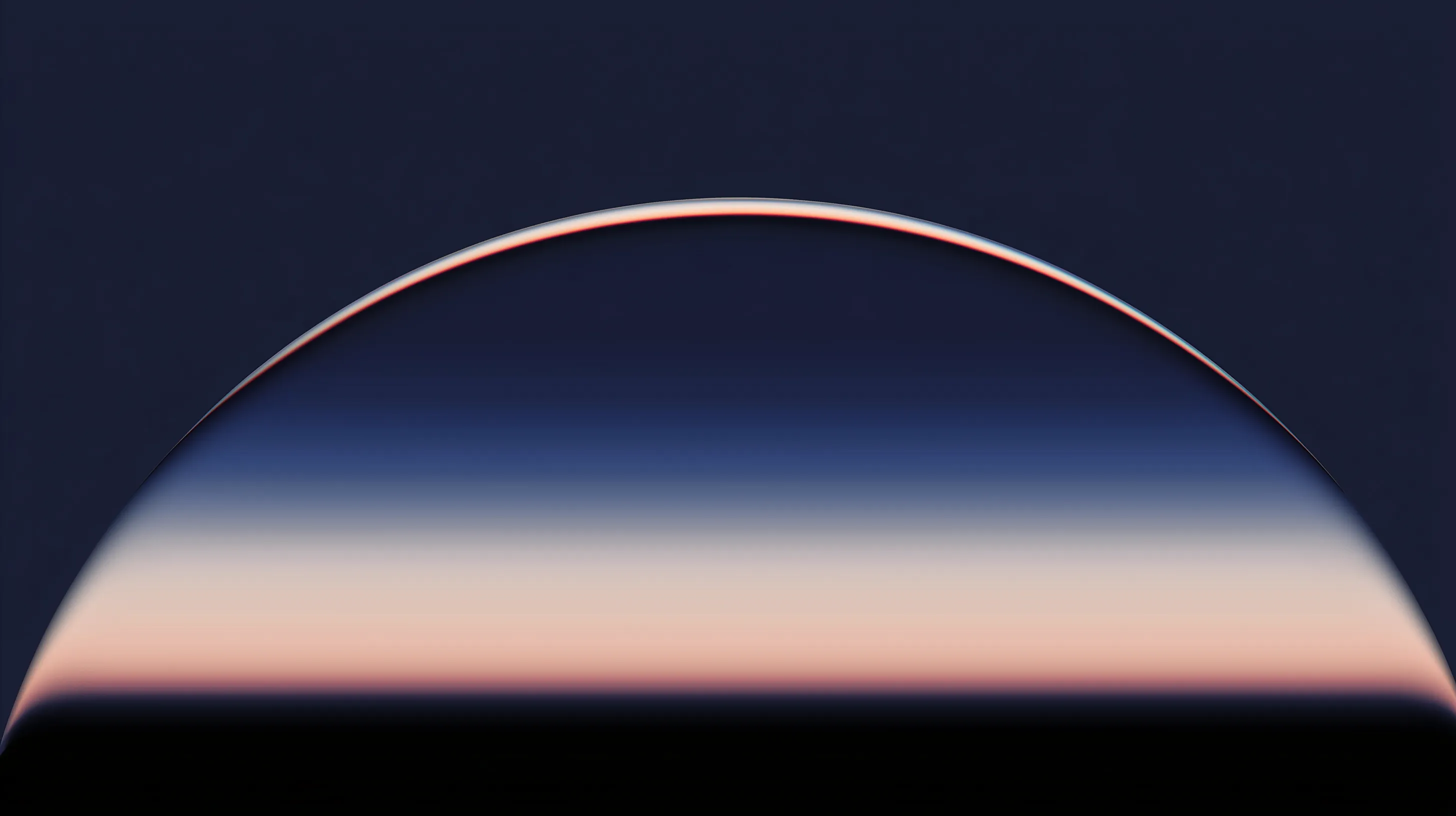 Abstract Horizon Under a Glass Arc