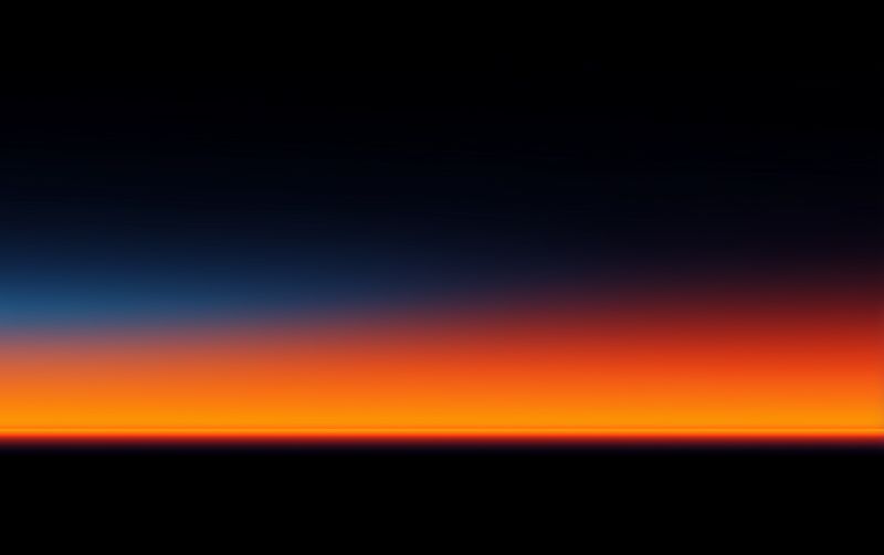 Minimalist Gradient Sunrise Horizon
