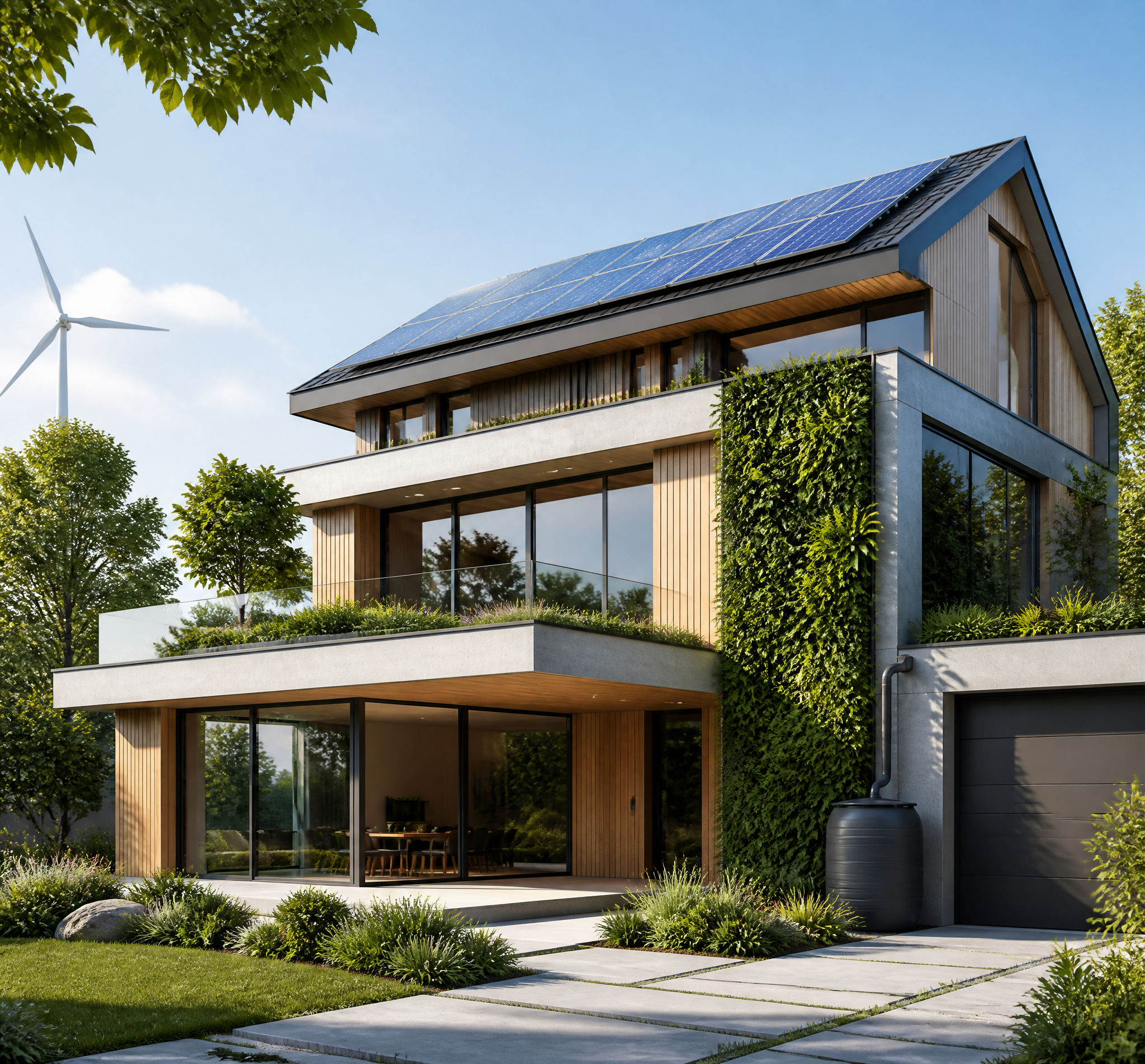 Modern Eco-Friendly Sustainable Home Design