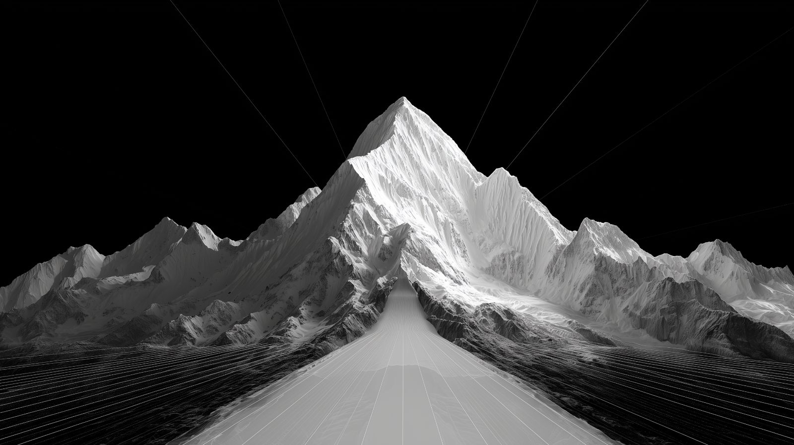 Porträt mit markanter roter Beleuchtung