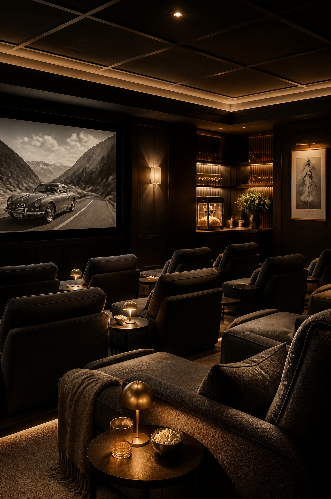 Private members cinema lounge
