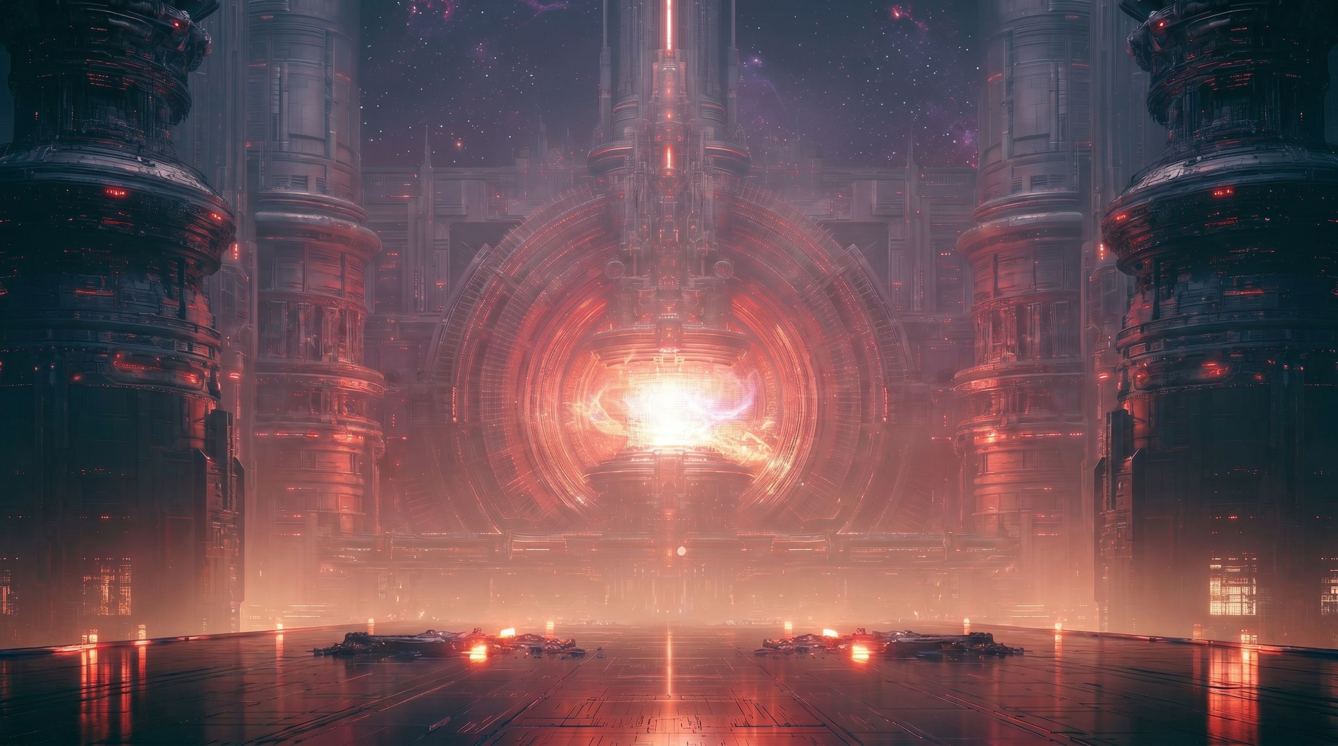 Sci-Fi Megastructure Reactor Core