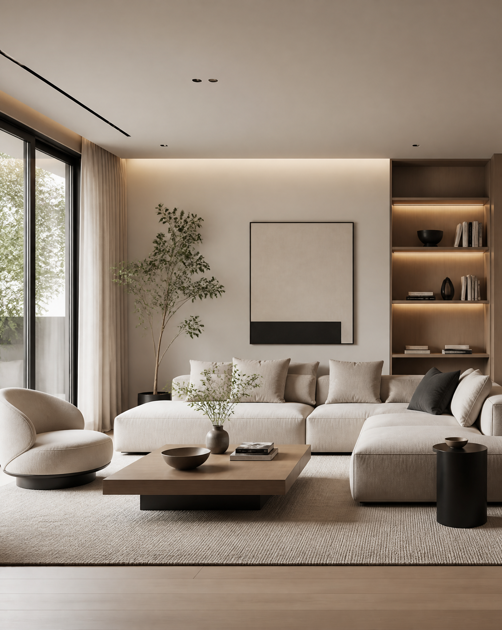 Modern Minimalist Living Room