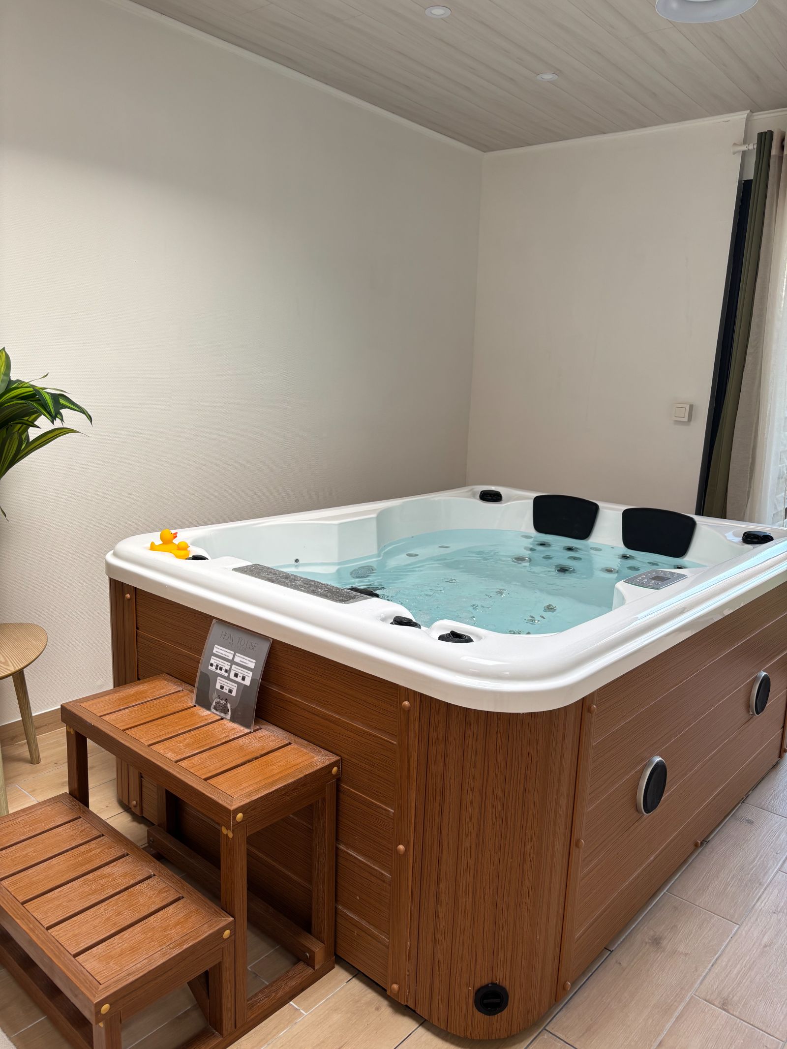 Jacuzzi vue nocturne