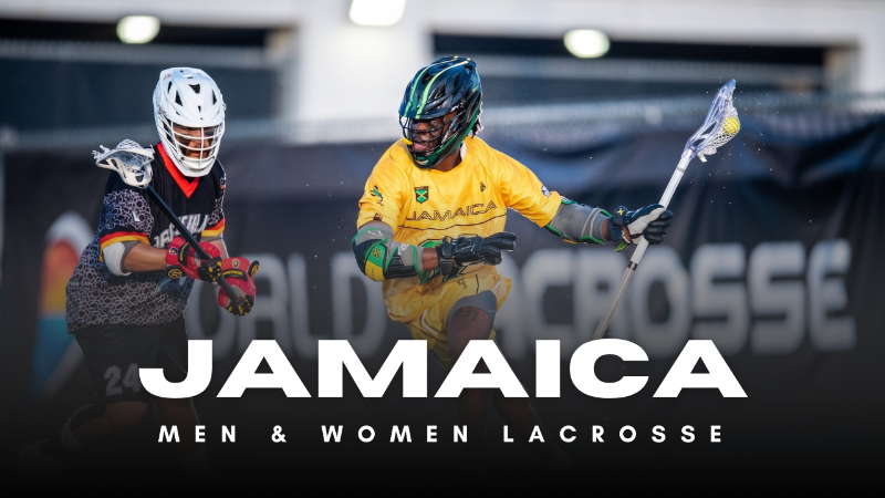 Jamaica Men & Women Lacrosse Promotional Graphic