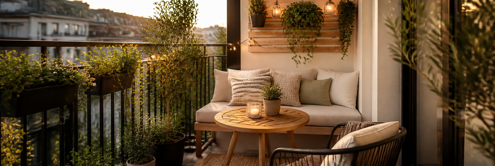 Aesthetic small balcony