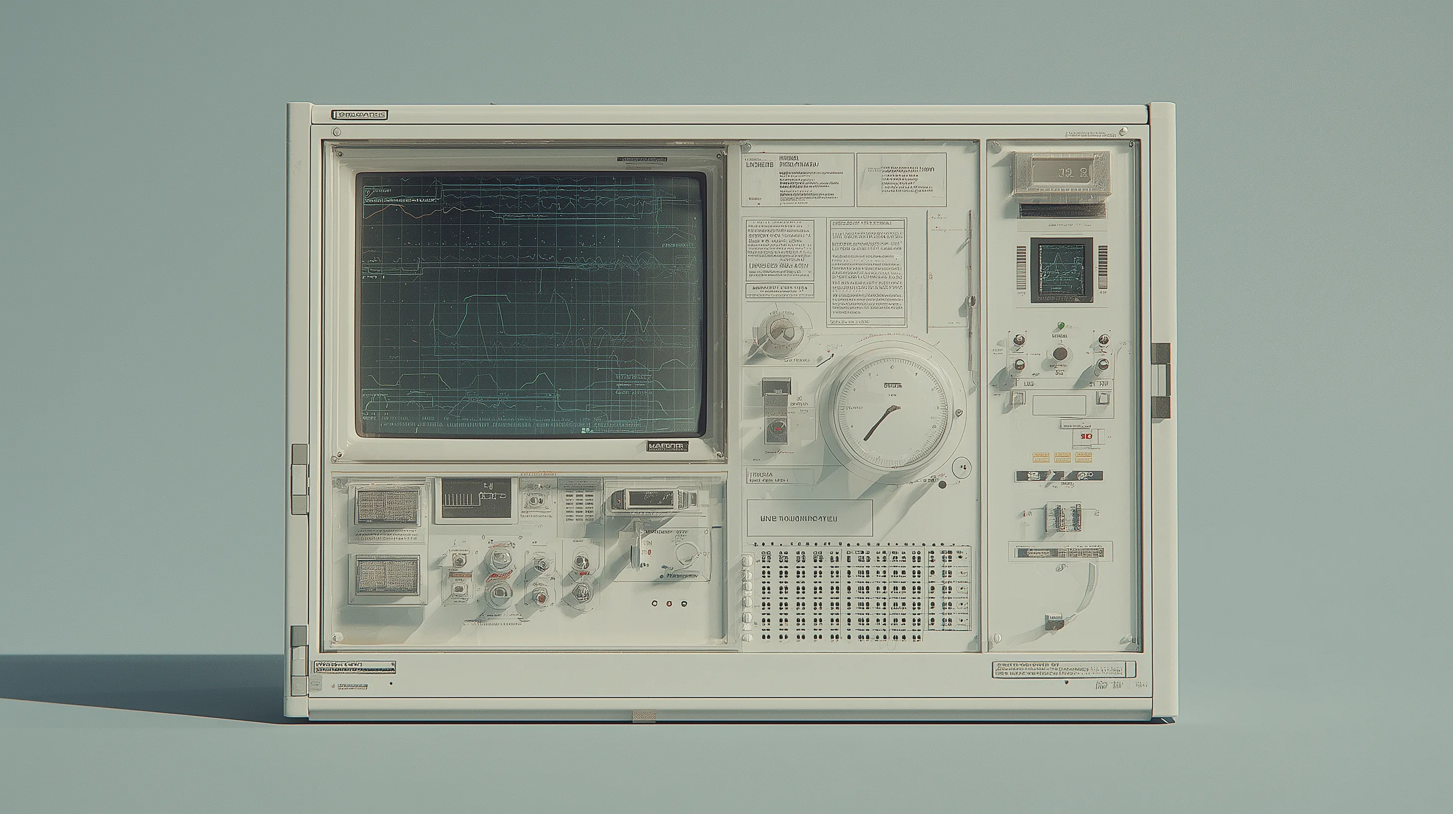 Retro Laboratory Monitoring Equipment