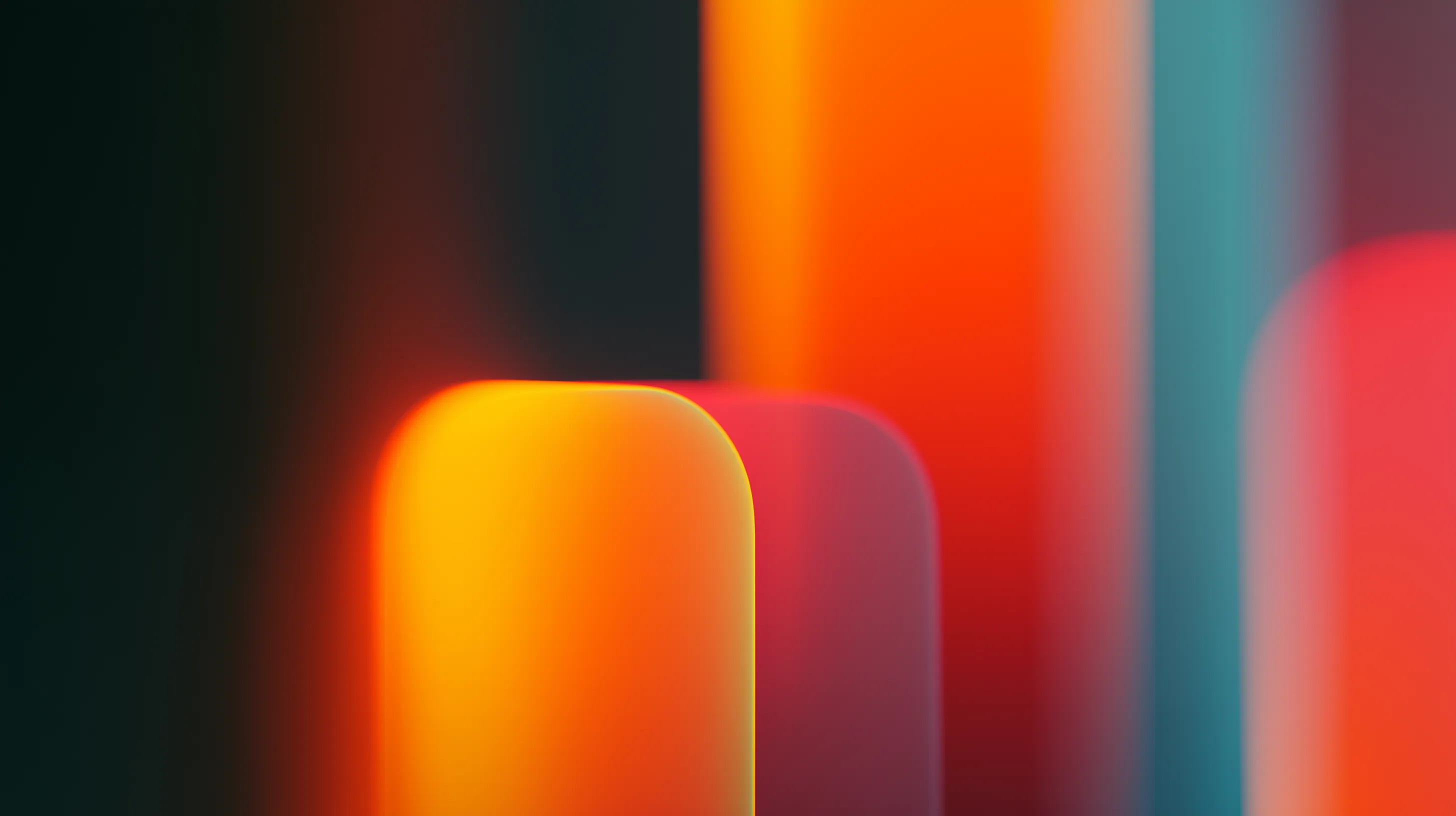 Abstract Neon Gradient Shapes