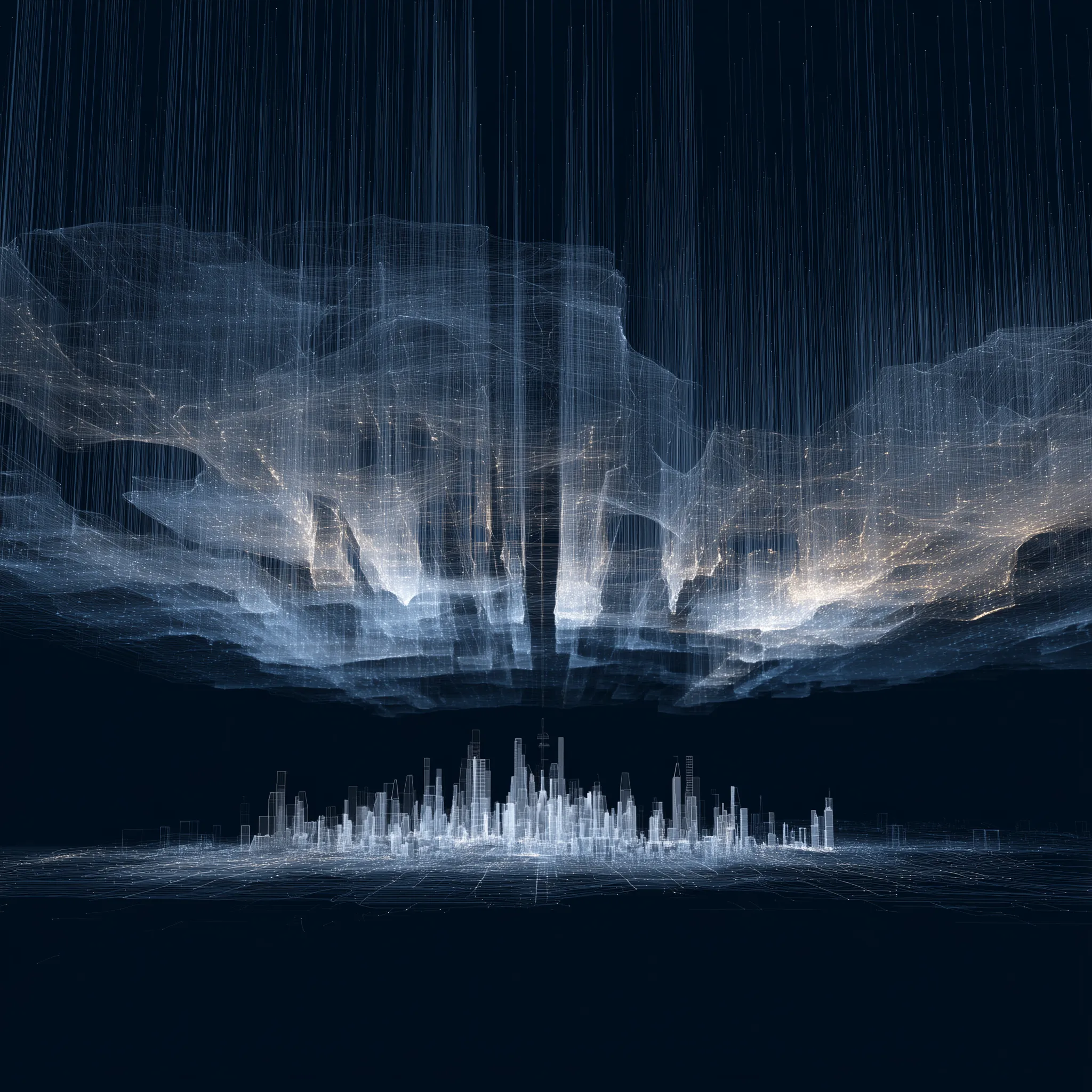 Abstract Data City Under Digital Cloud