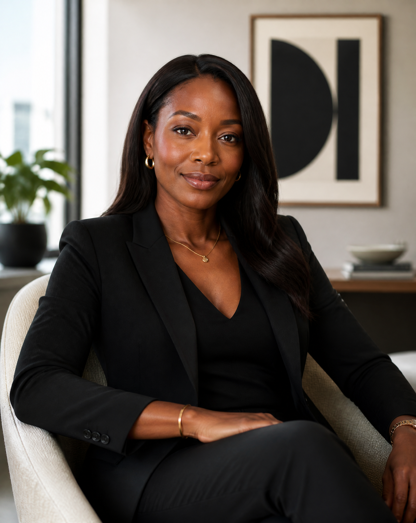 Professional Portrait of a Black Female Executive