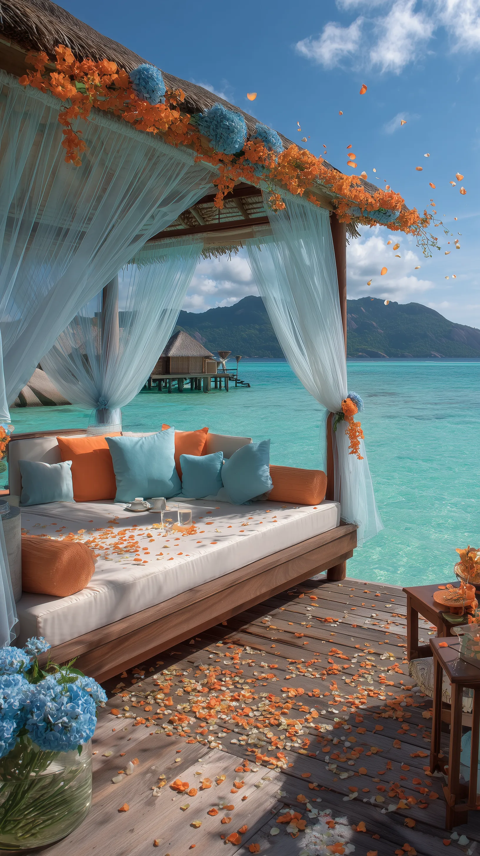 Tropical Overwater Cabana with Ocean View