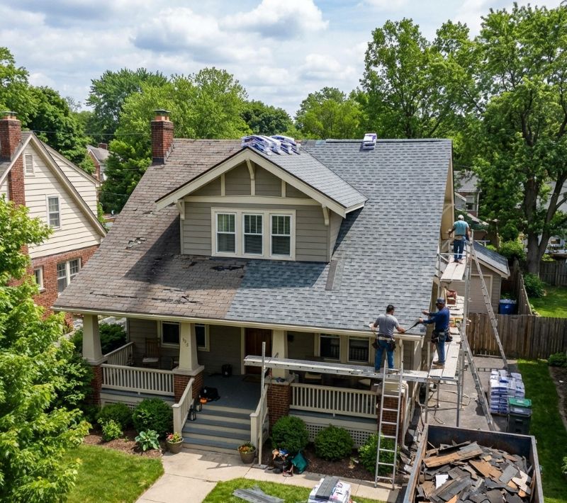 Roofing project in Buckhead