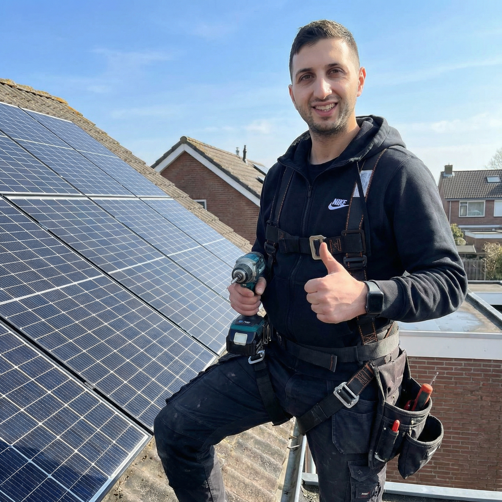 Installateur en huiseigenaar