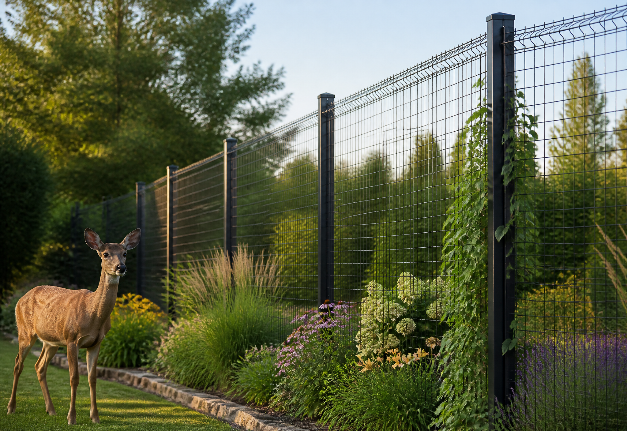 Garden deer fence