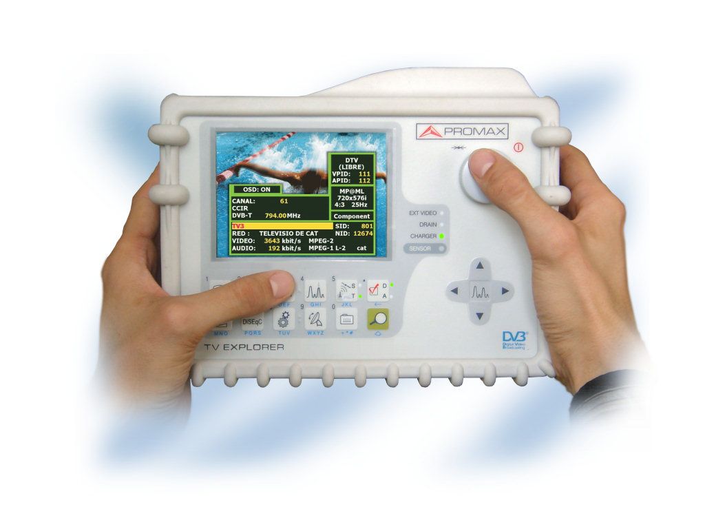 Měřící přístroj Promax Explorer II+