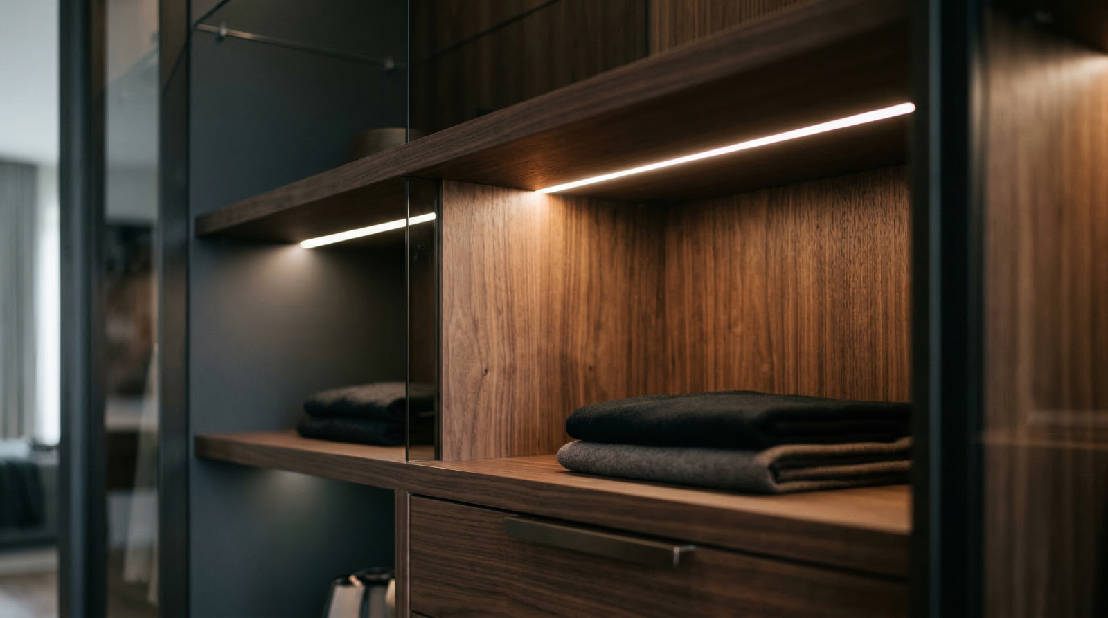 Oświetlenie w zabudowie meblowej