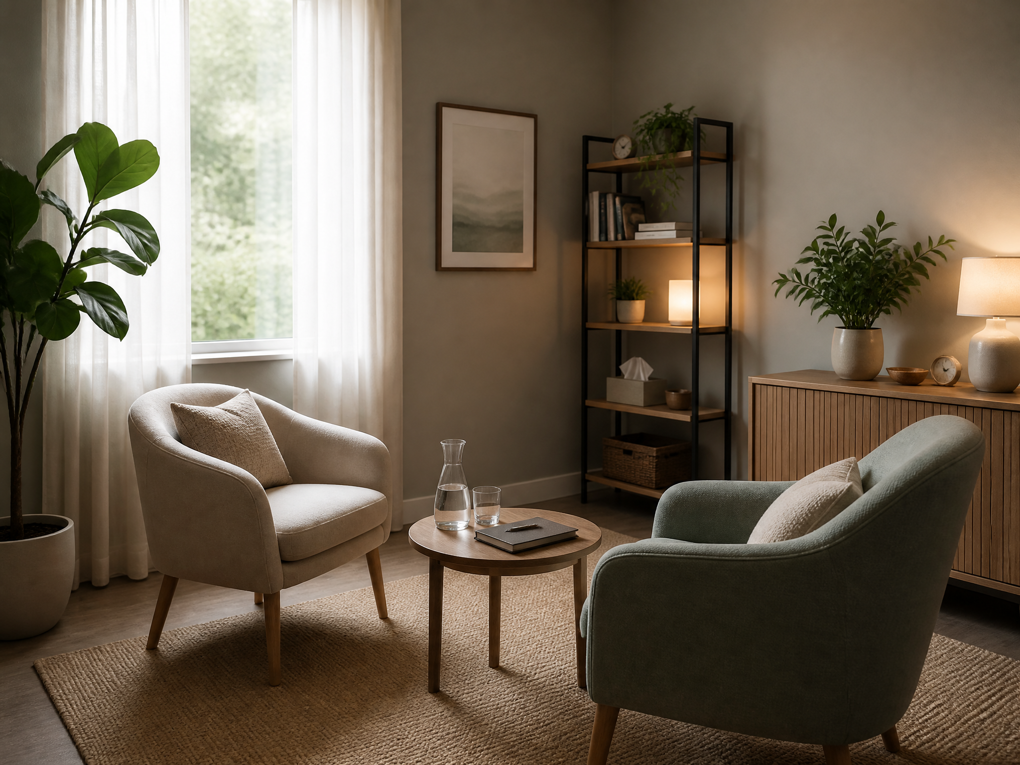 Minimalist Therapy Office Interior