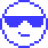 Pixel Art Sunglasses Emoji