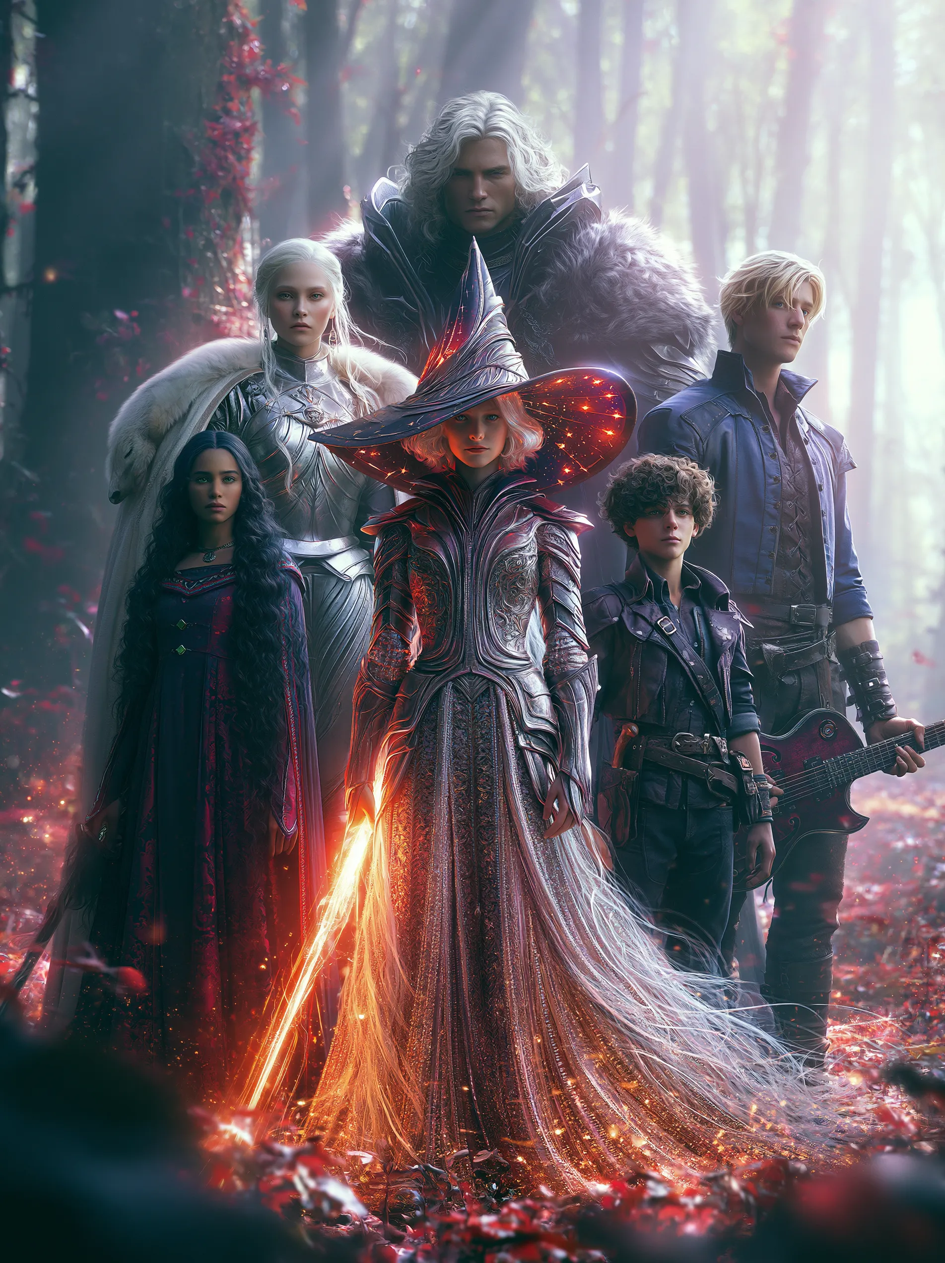 Enchanted Forest Fantasy Hero Party