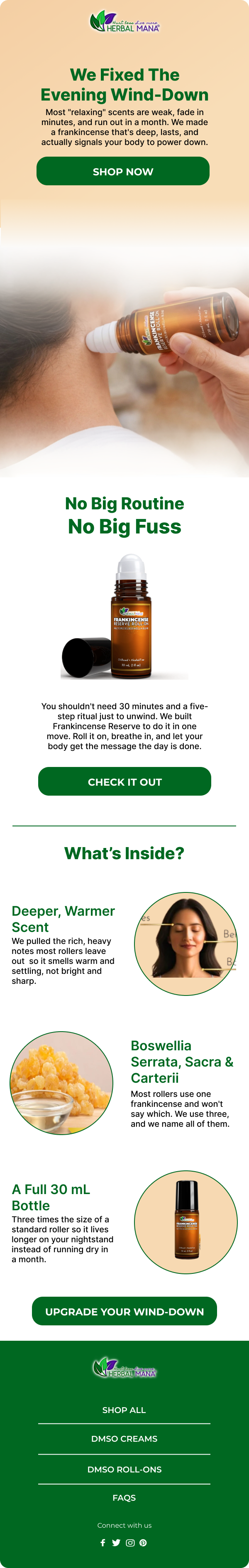 Herbal Mana Frankincense Reserve Product Email