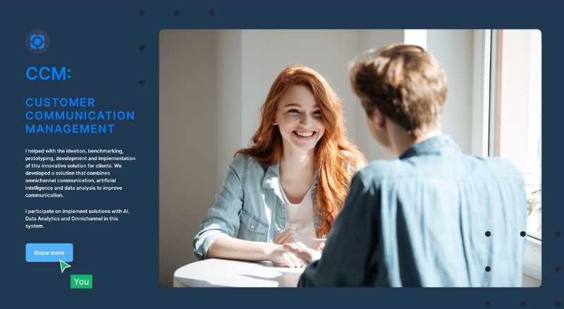 Dark-toned portrait with earring