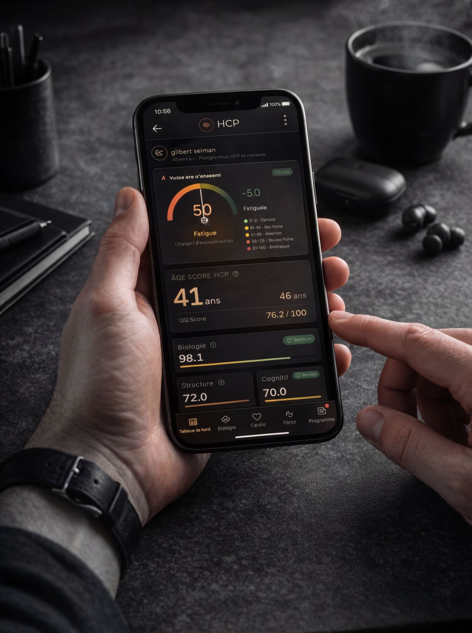 Application HCP sur smartphone