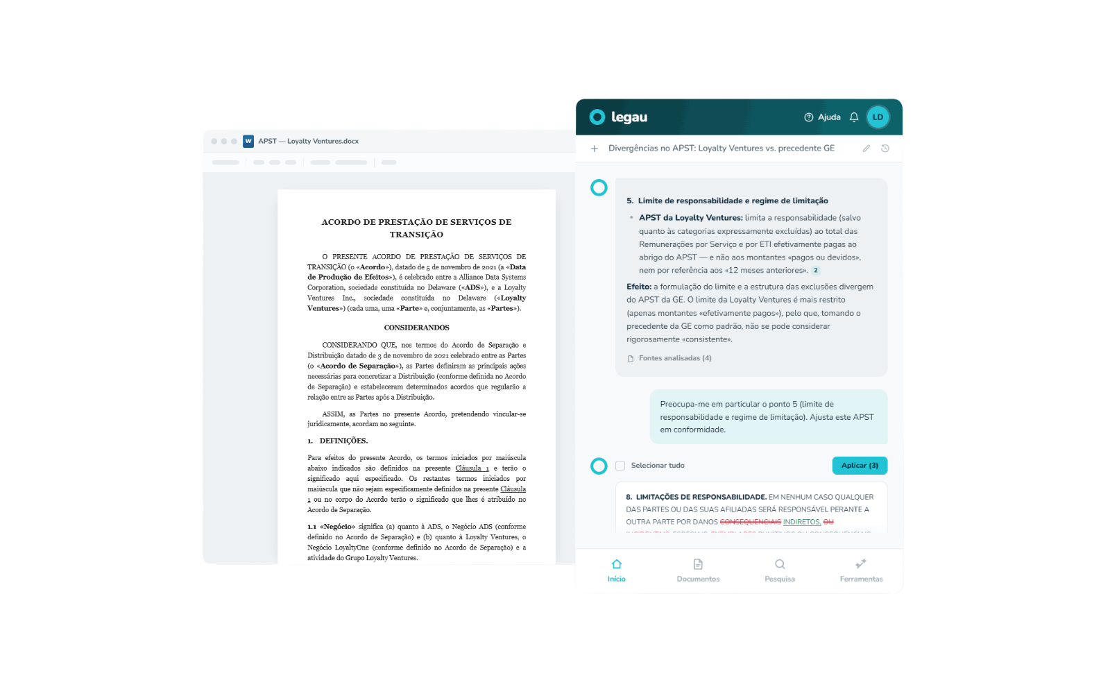 Redacção de documentos jurídicos dentro do Word
