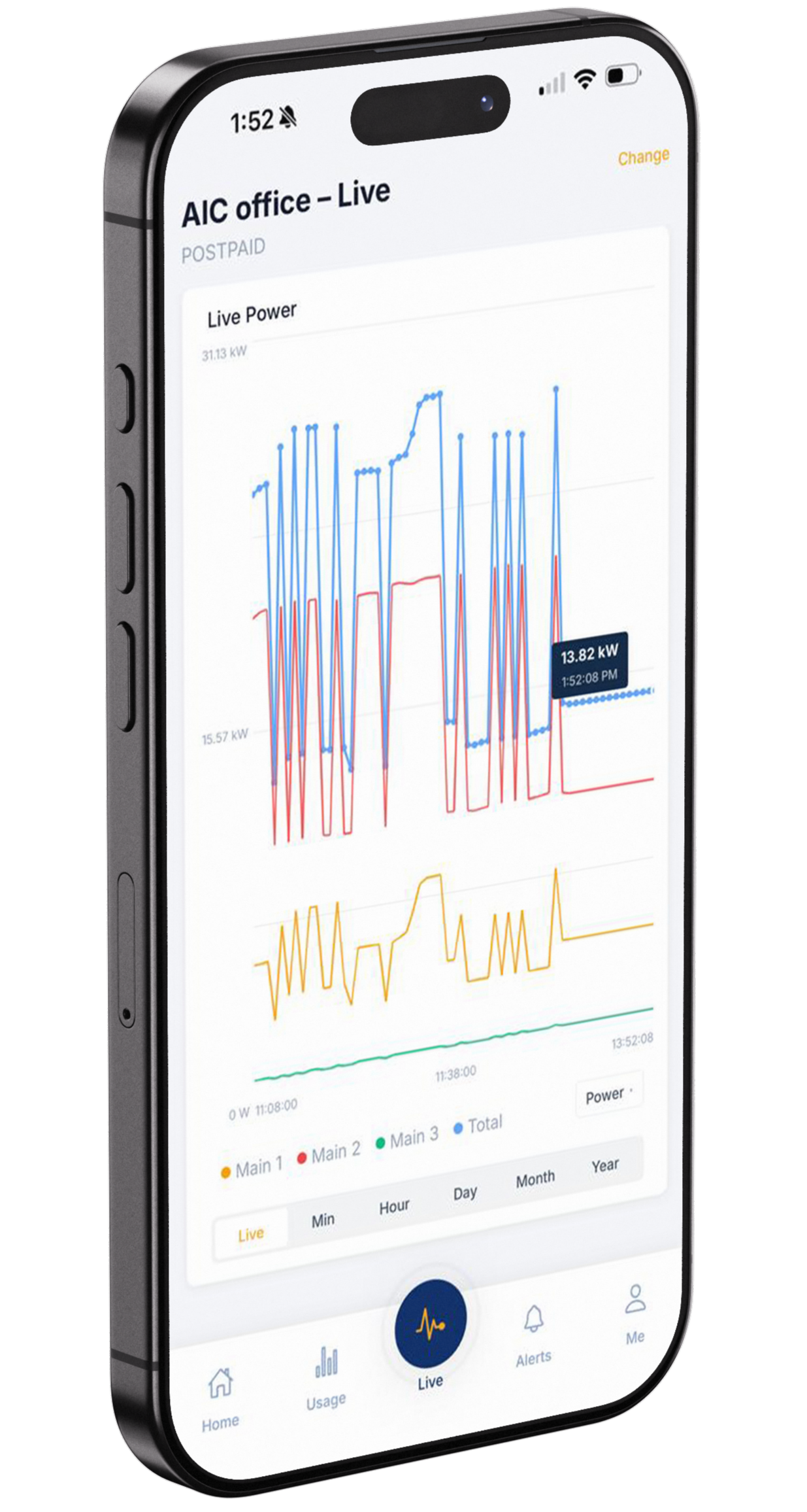 PowerCare App Interface