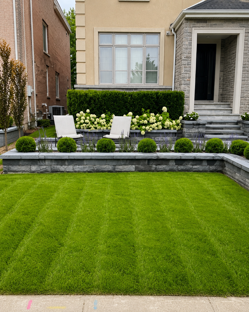Emerald lawn restoration
