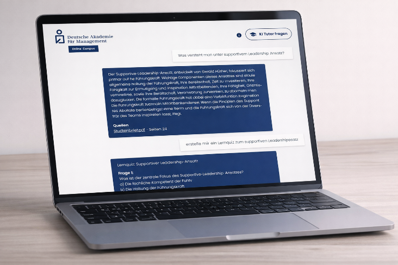 Deutsche Akademie für Management: DAM KI Tutor