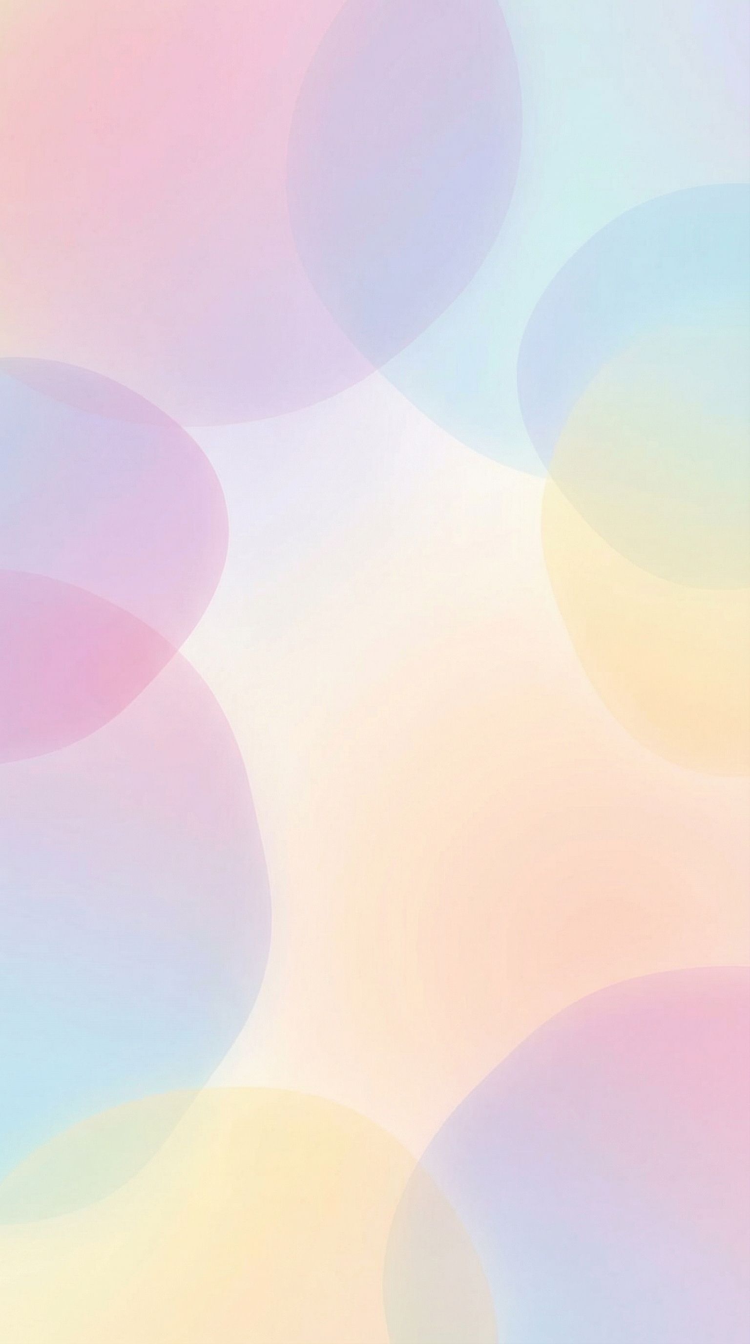 Soft Pastel Abstract Gradient Bubbles