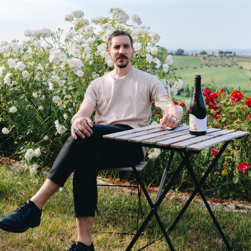 Wine Tasting in a Tuscan Vineyard