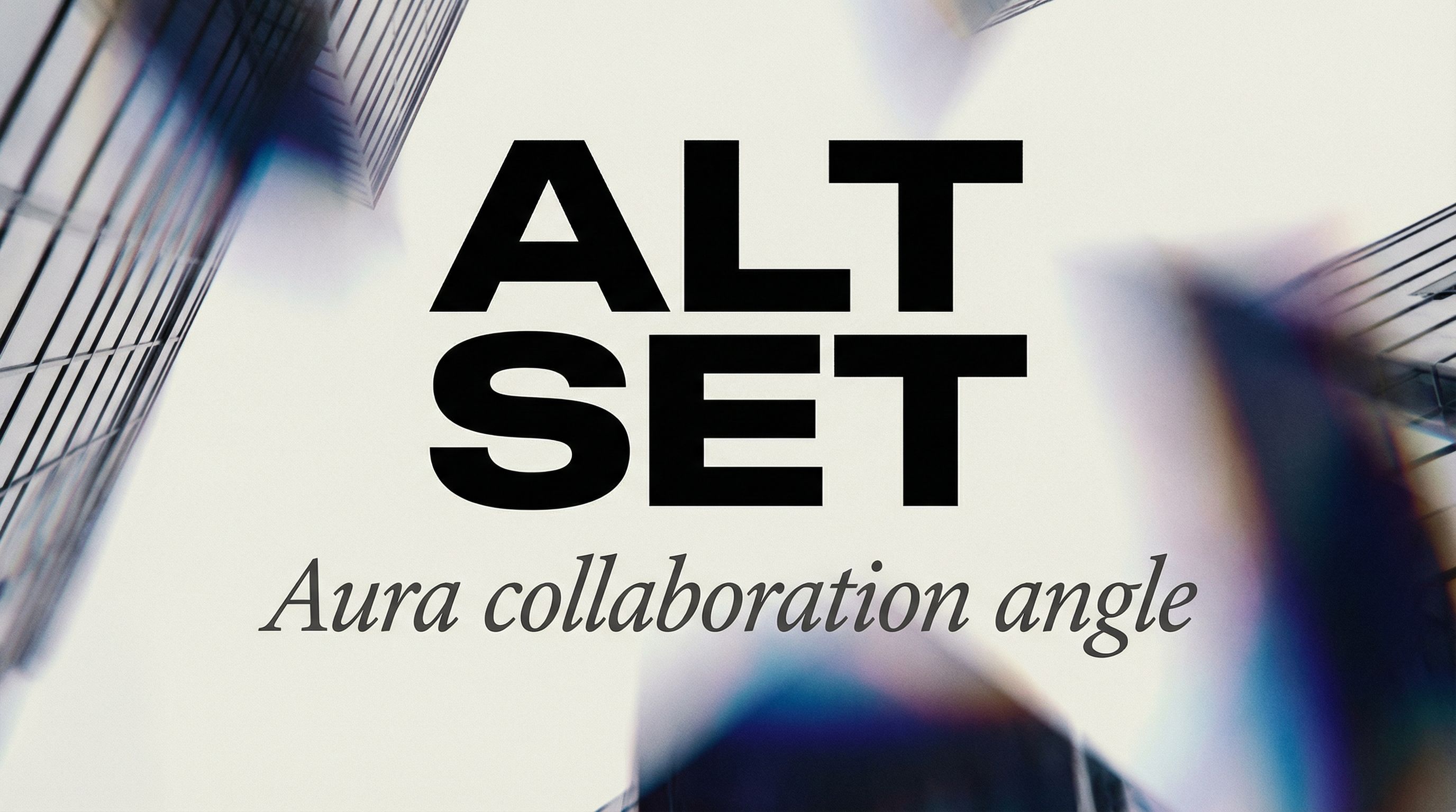 ALT SET corporate collaboration poster