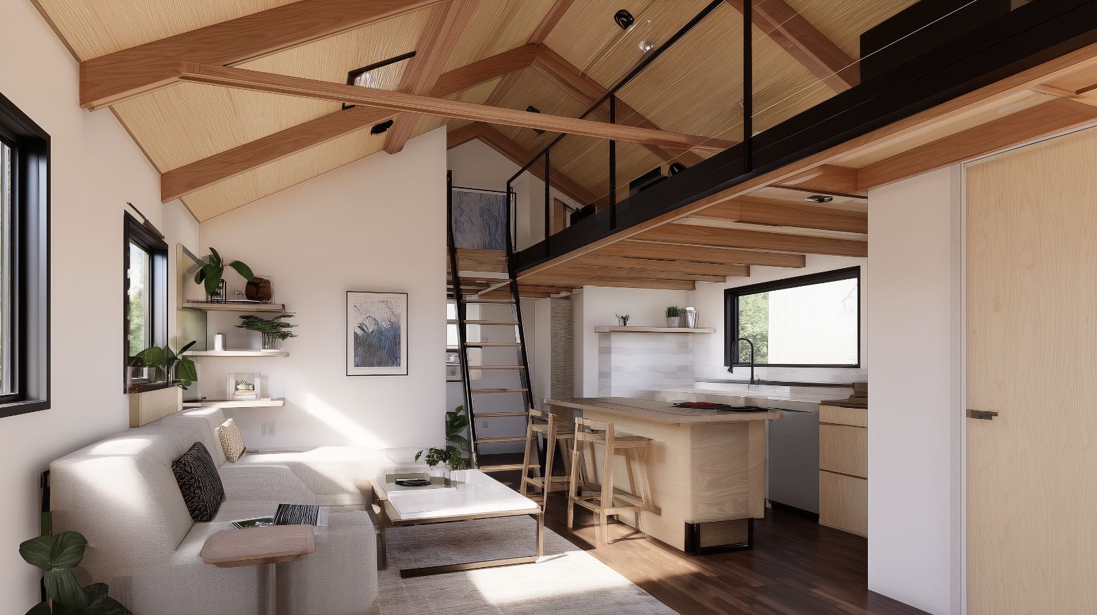 Vestavěná skříň detail