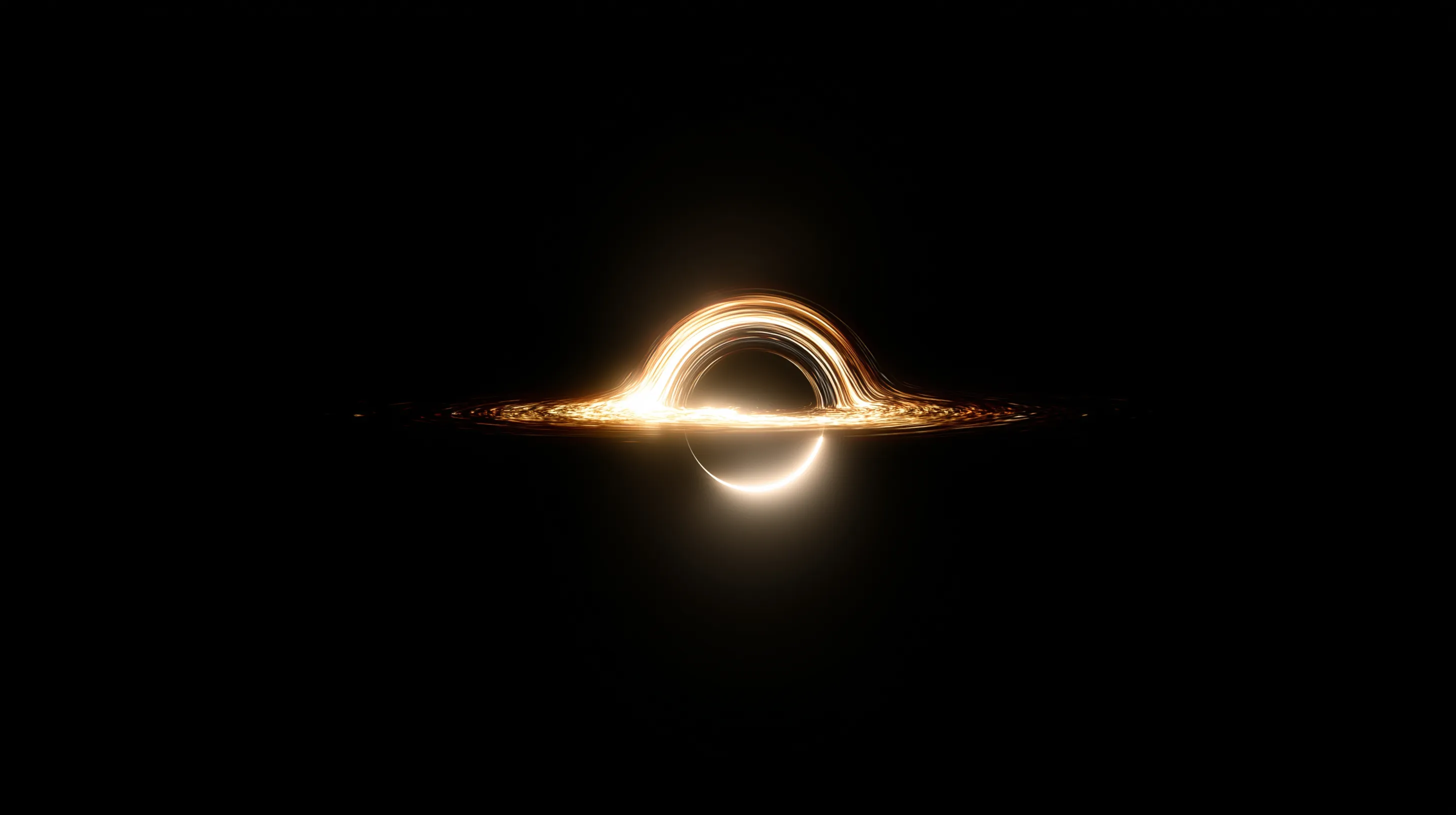 Glowing Black Hole with Accretion Disk