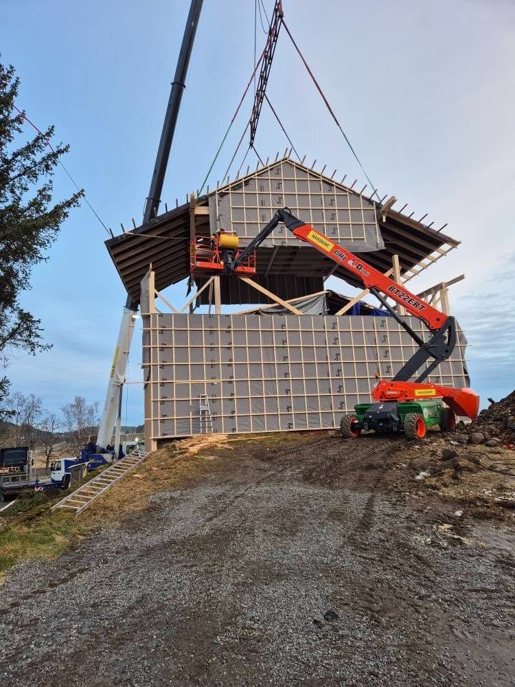 Oversiktsbilde byggeplass