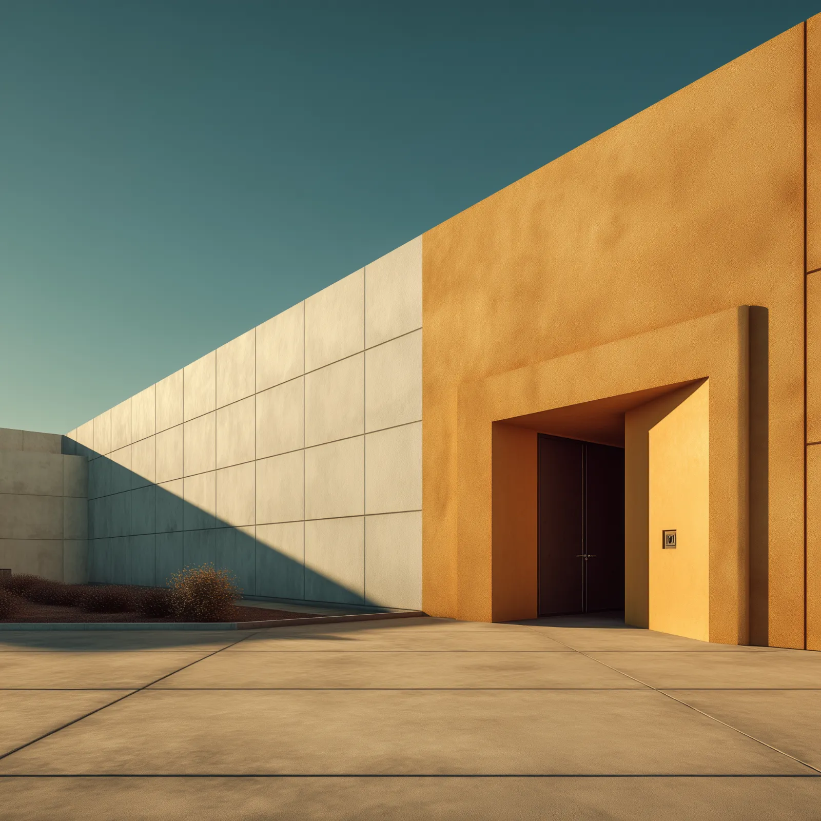 Traditional Moroccan riad courtyard