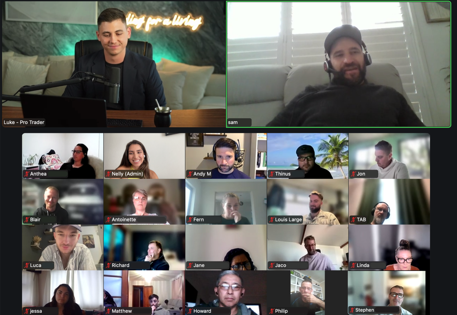 Community Call Grid