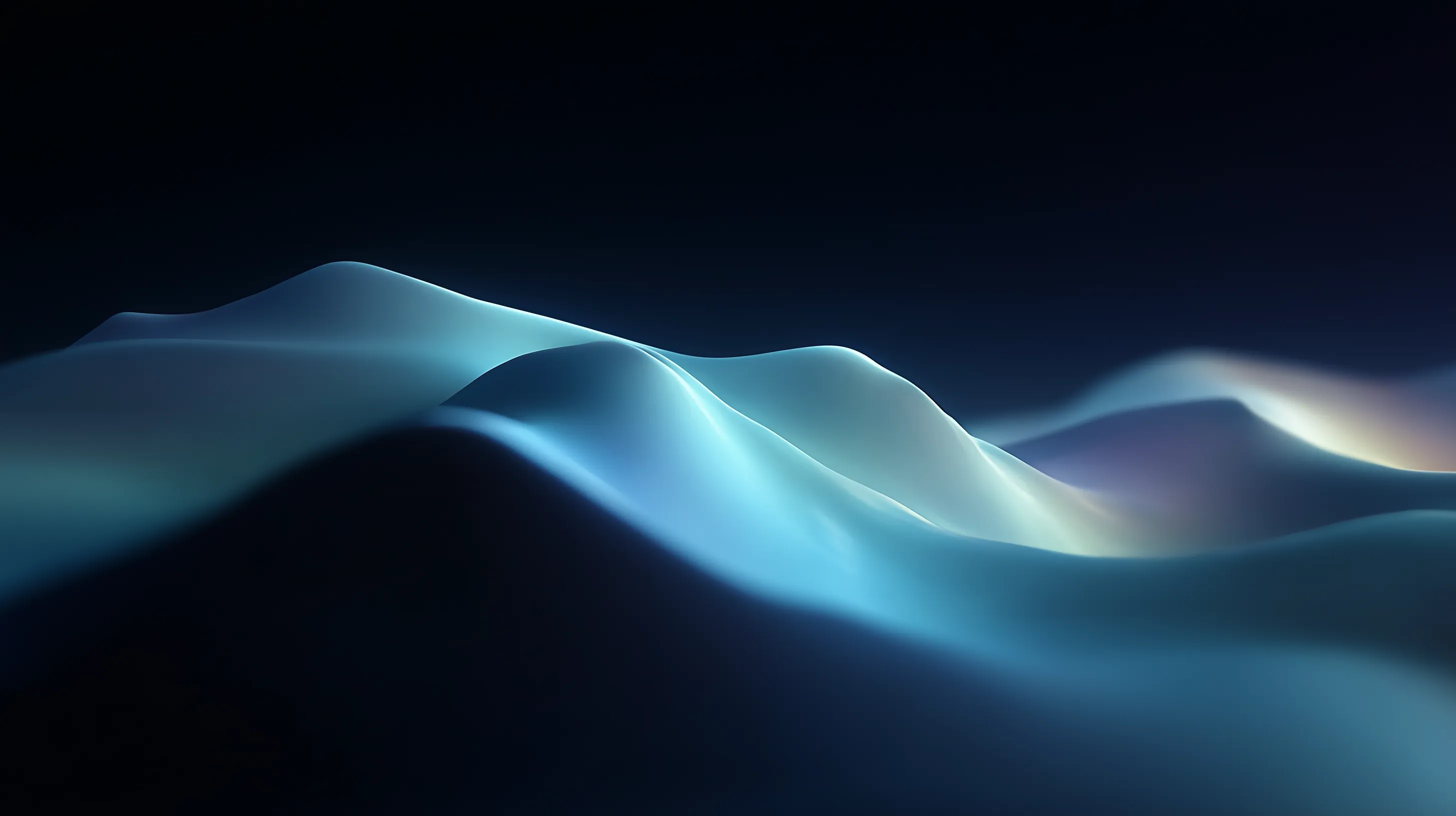 Abstract Luminous Blue Waves
