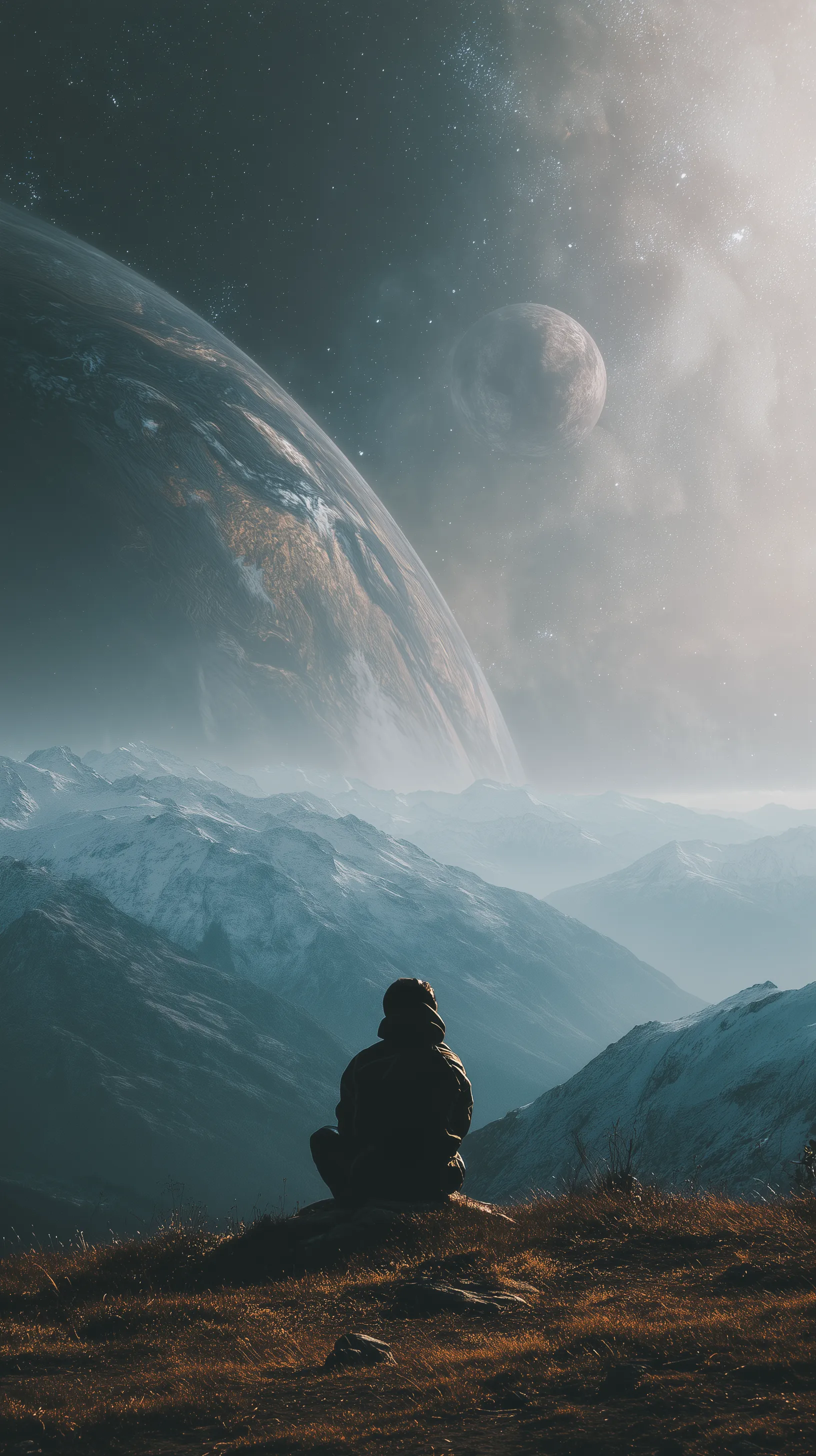 Solitary Gaze at the Cosmic Horizon