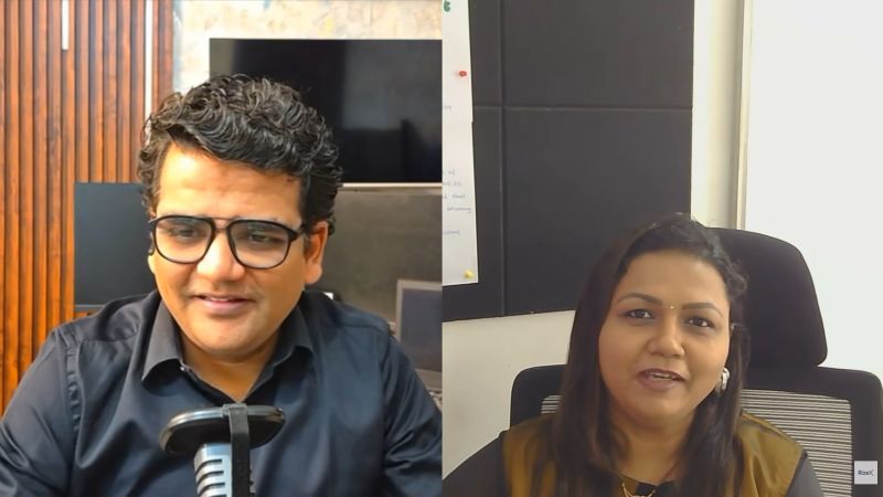Split Screen Virtual Meeting and Podcast Session