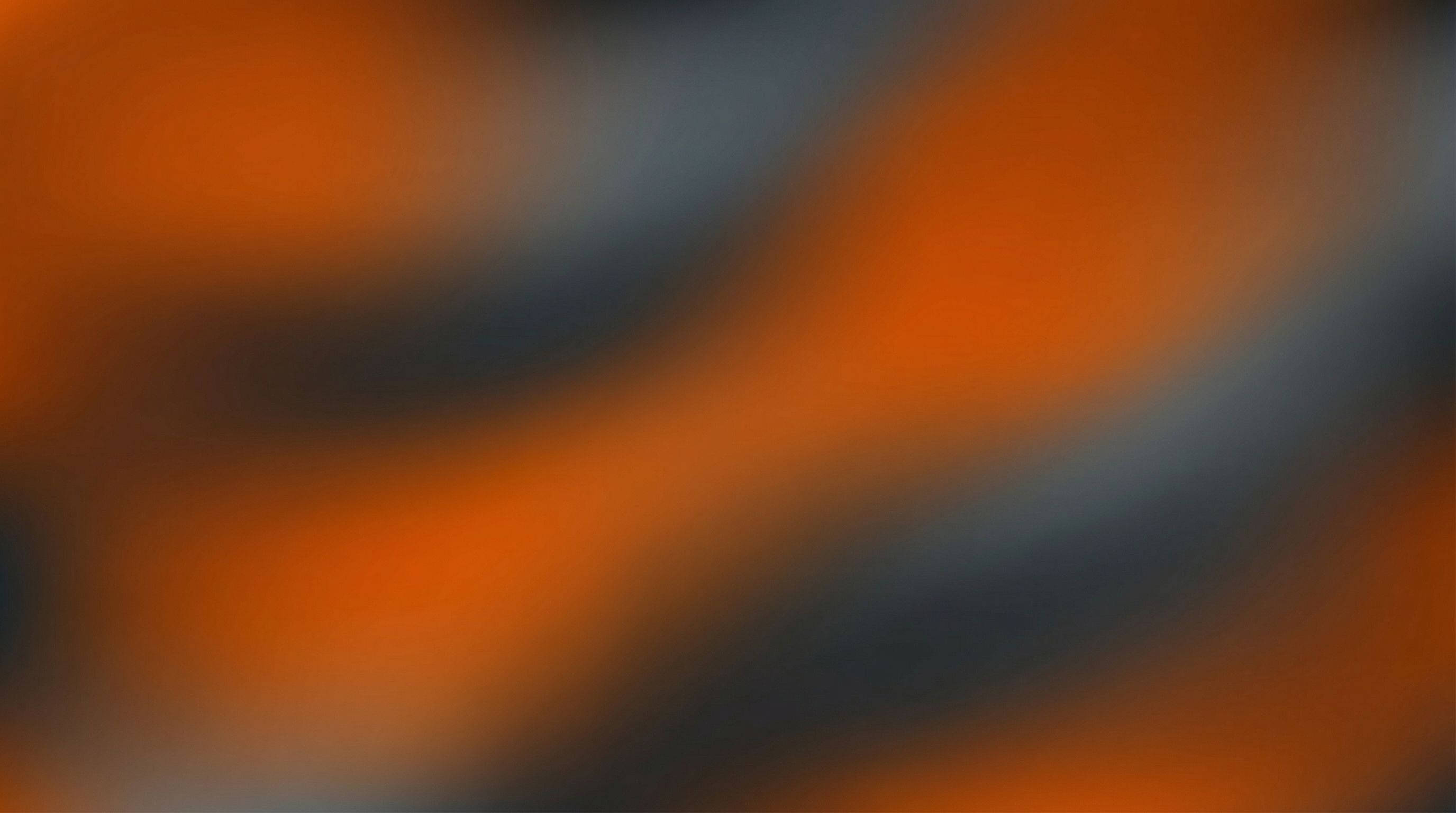 Orange and gray abstract blurred waves