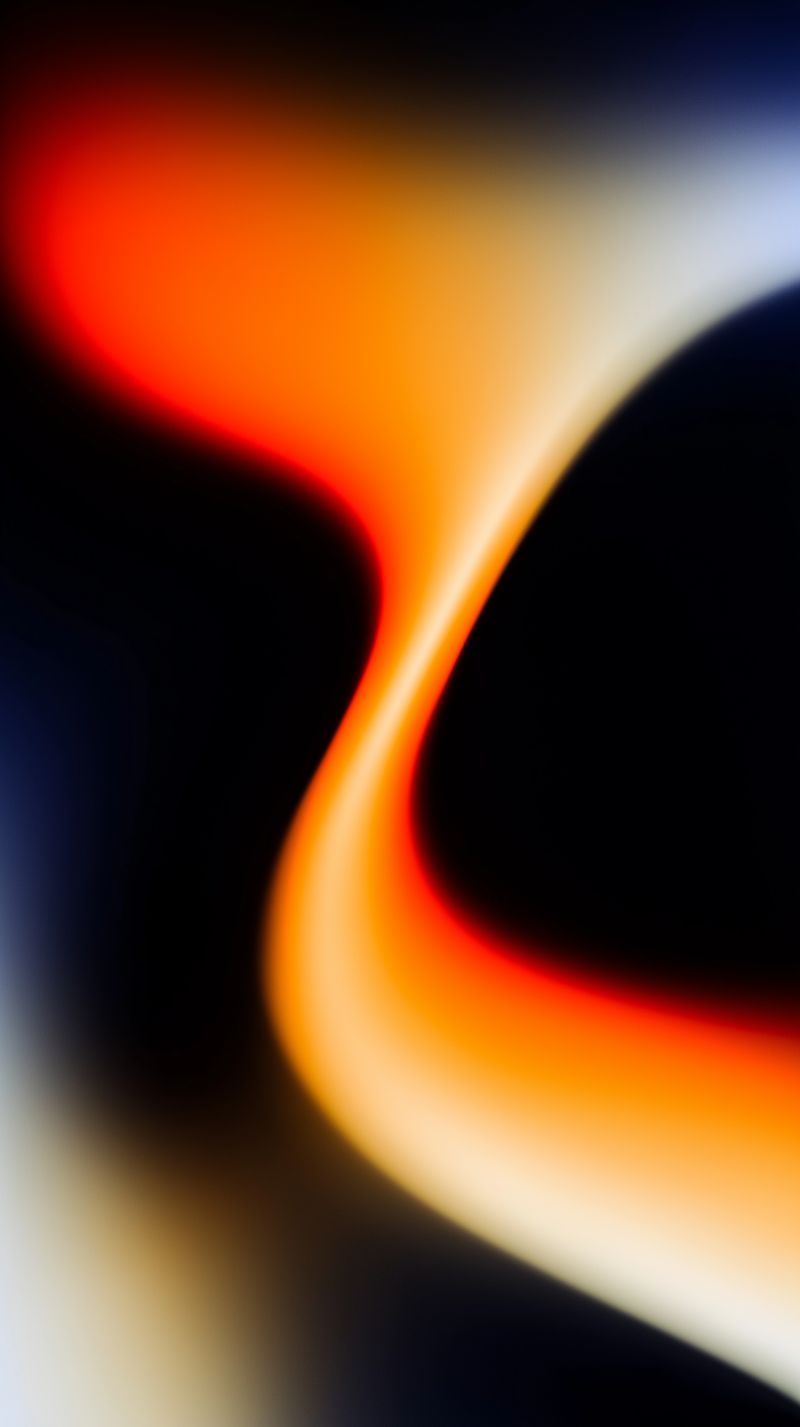 Abstract fiery gradient swirl
